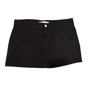 Forever 21 Denim Mini Skirt Black Size S
